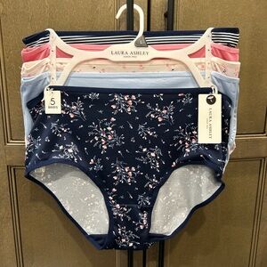 Laura Ashley Blue and Pink Floral Panties